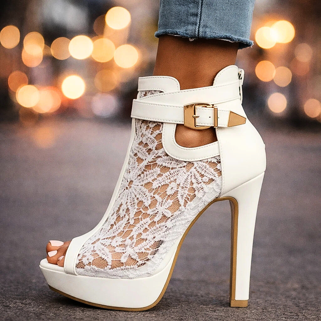 Valentina | Botine cu Dantelă