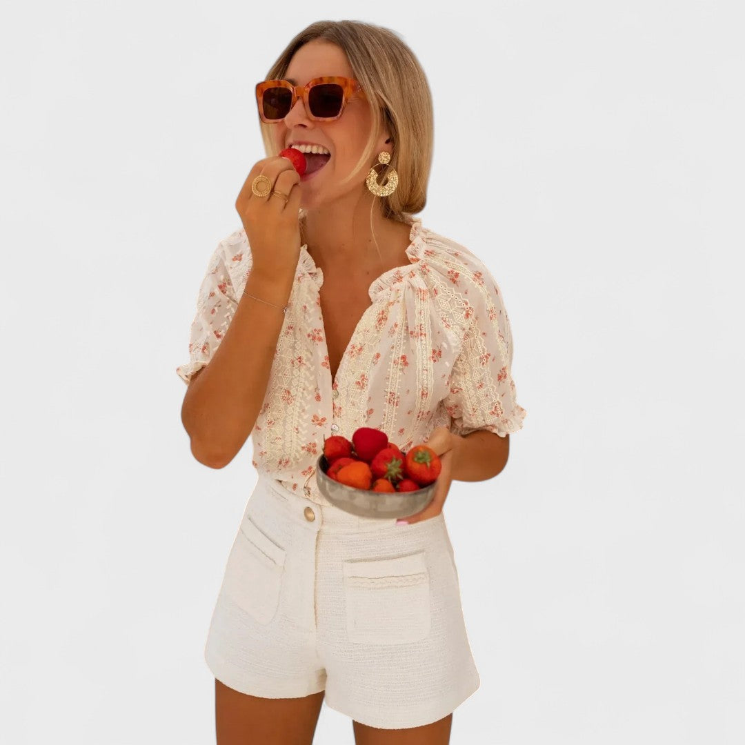 Barbora - Floral Blouse