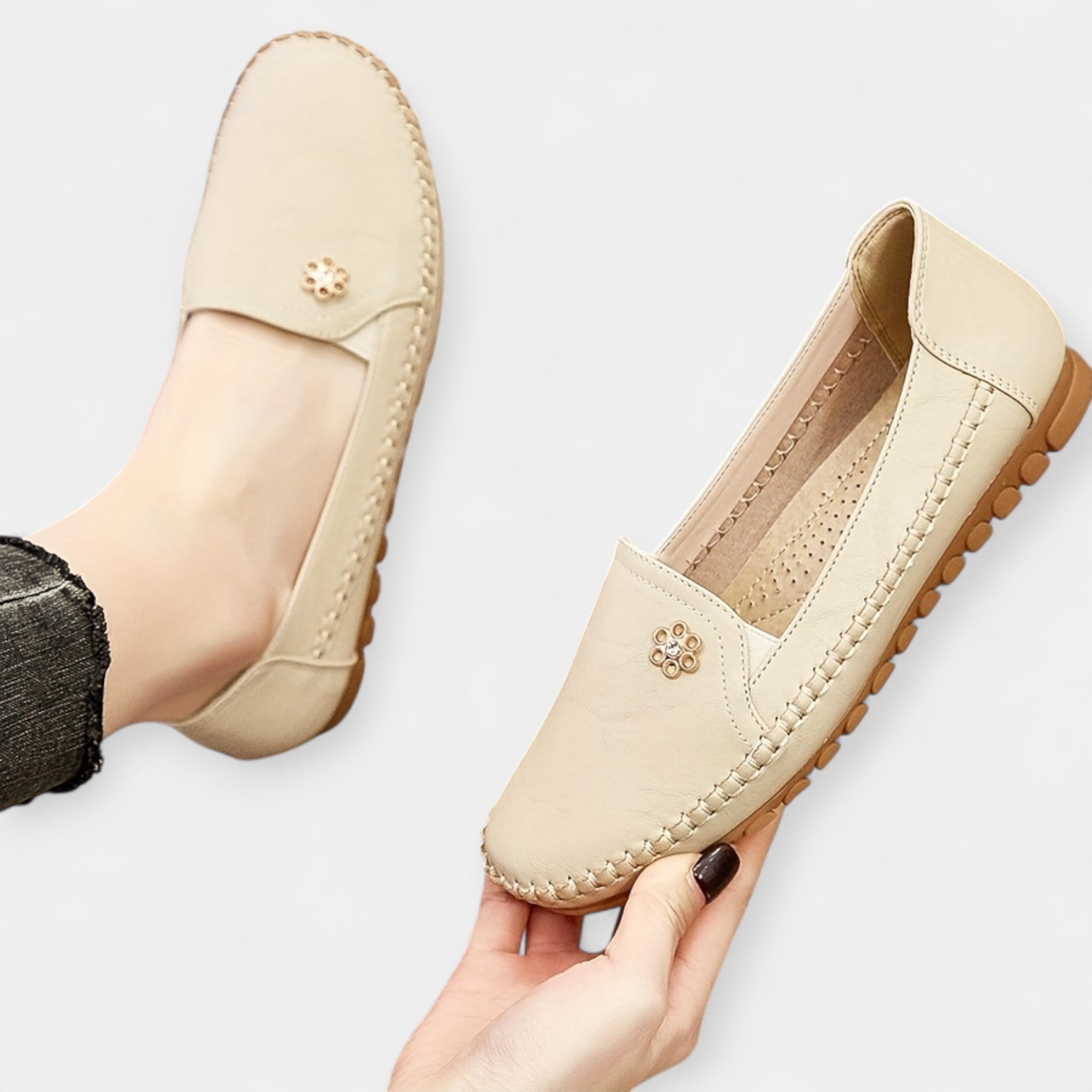 Pantofi Slip-On Confortabili cu Talpă Flexibilă