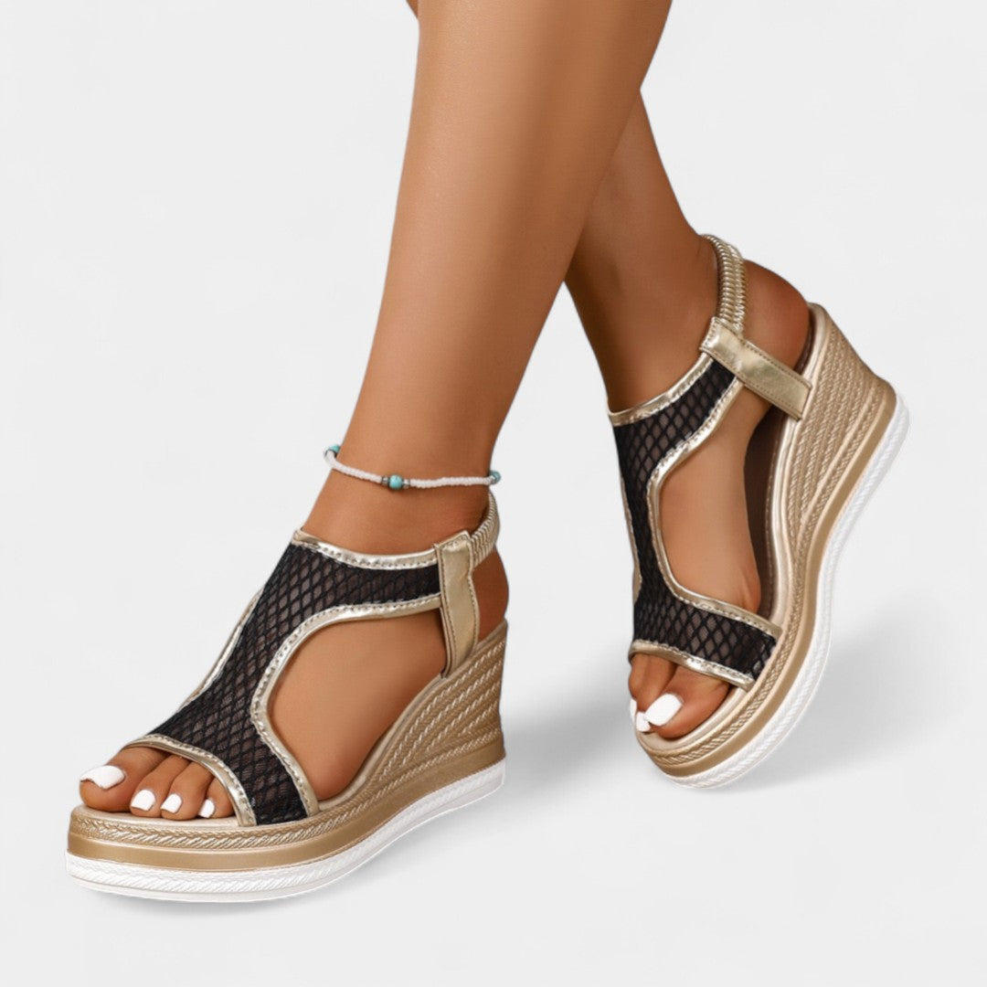 Electra – Sandale Ortopedice Elegante cu Platformă pentru Femei
