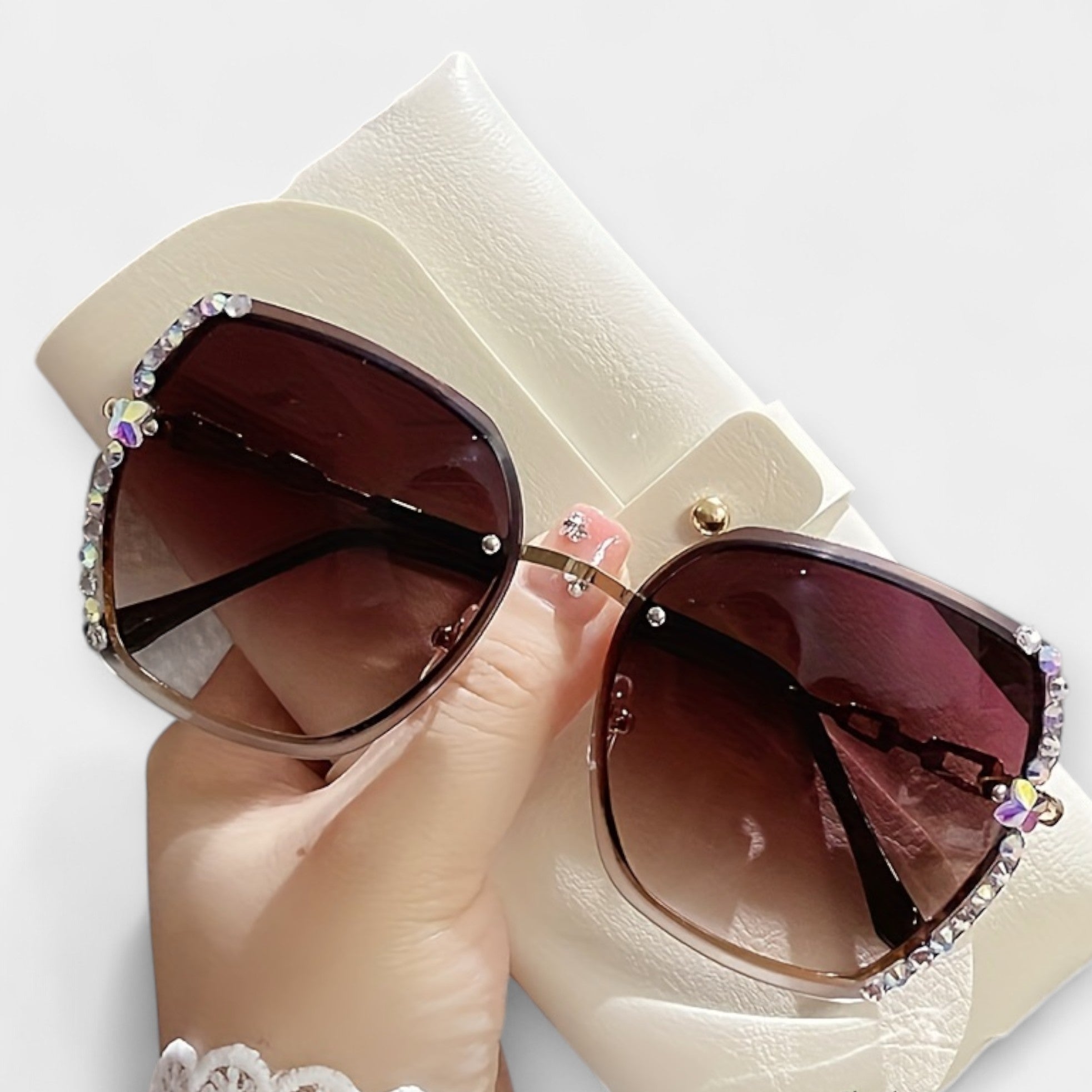 Occhiali da sole con gradiente per donna