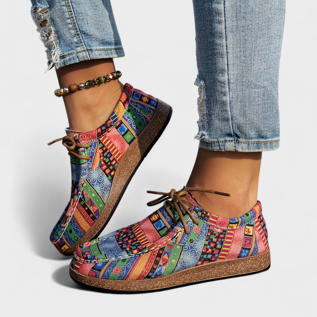 Milena - Colorful Artistic Sneakers