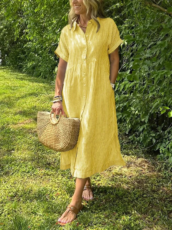 Angela | Rochie elegantă tip cămașă