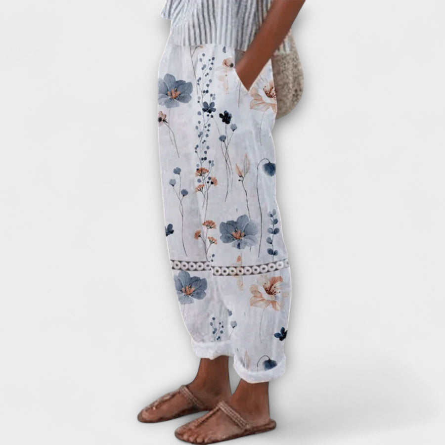Airish - Pantaloni Largi cu Model