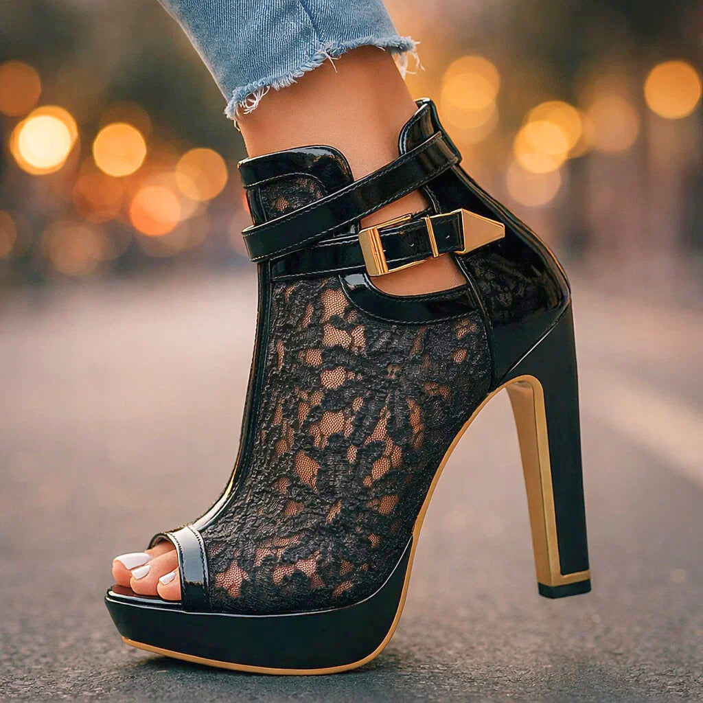 Valentina | Botine cu Dantelă