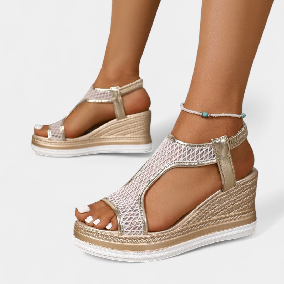 Electra – Sandale Ortopedice Elegante cu Platformă pentru Femei