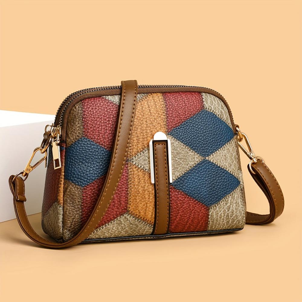 Clio — Mini Patchwork Crossbody Bag
