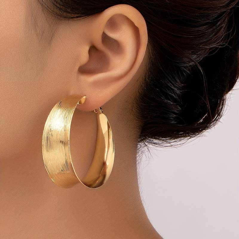 Vintage Guldcreoler Earrings