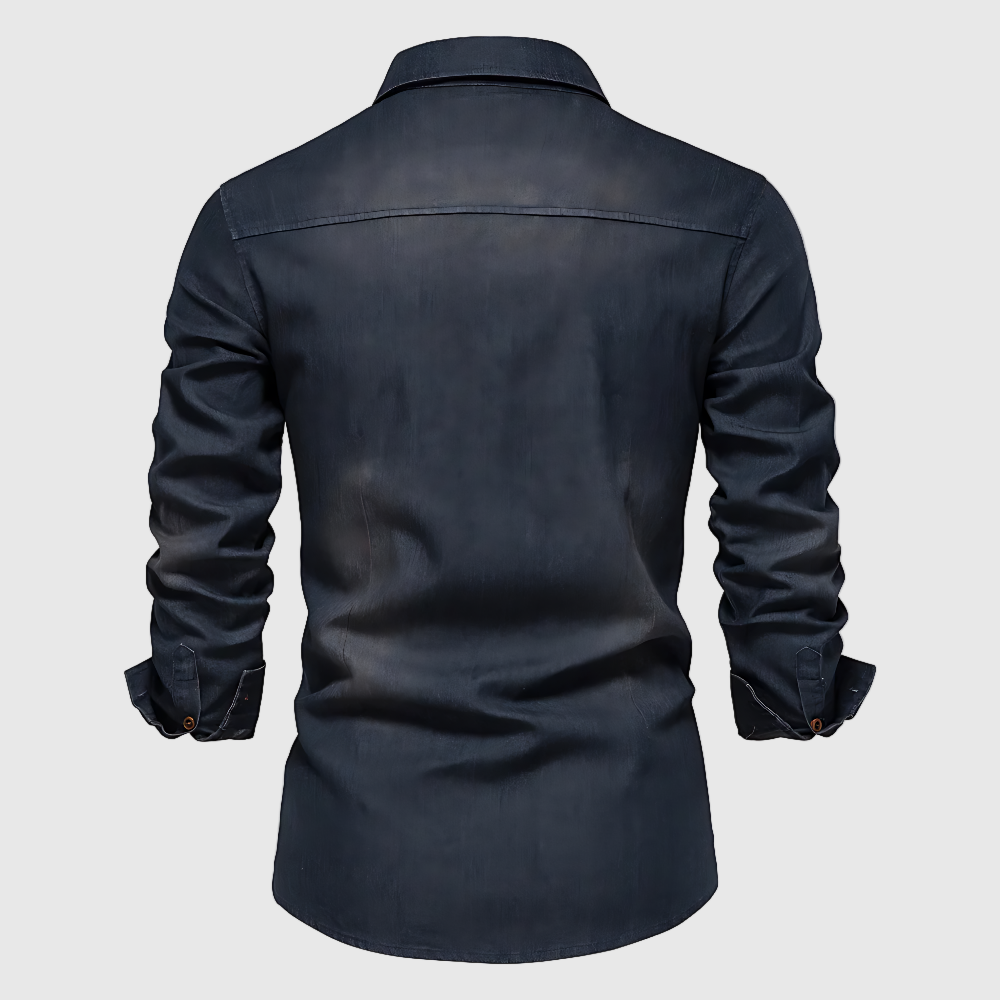 DŽIM – Cămașă din denim de bumbac