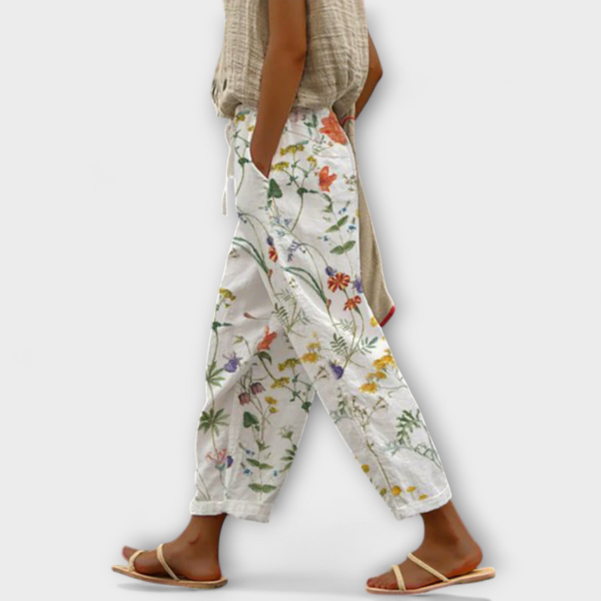 Airish - Pantaloni Largi cu Model