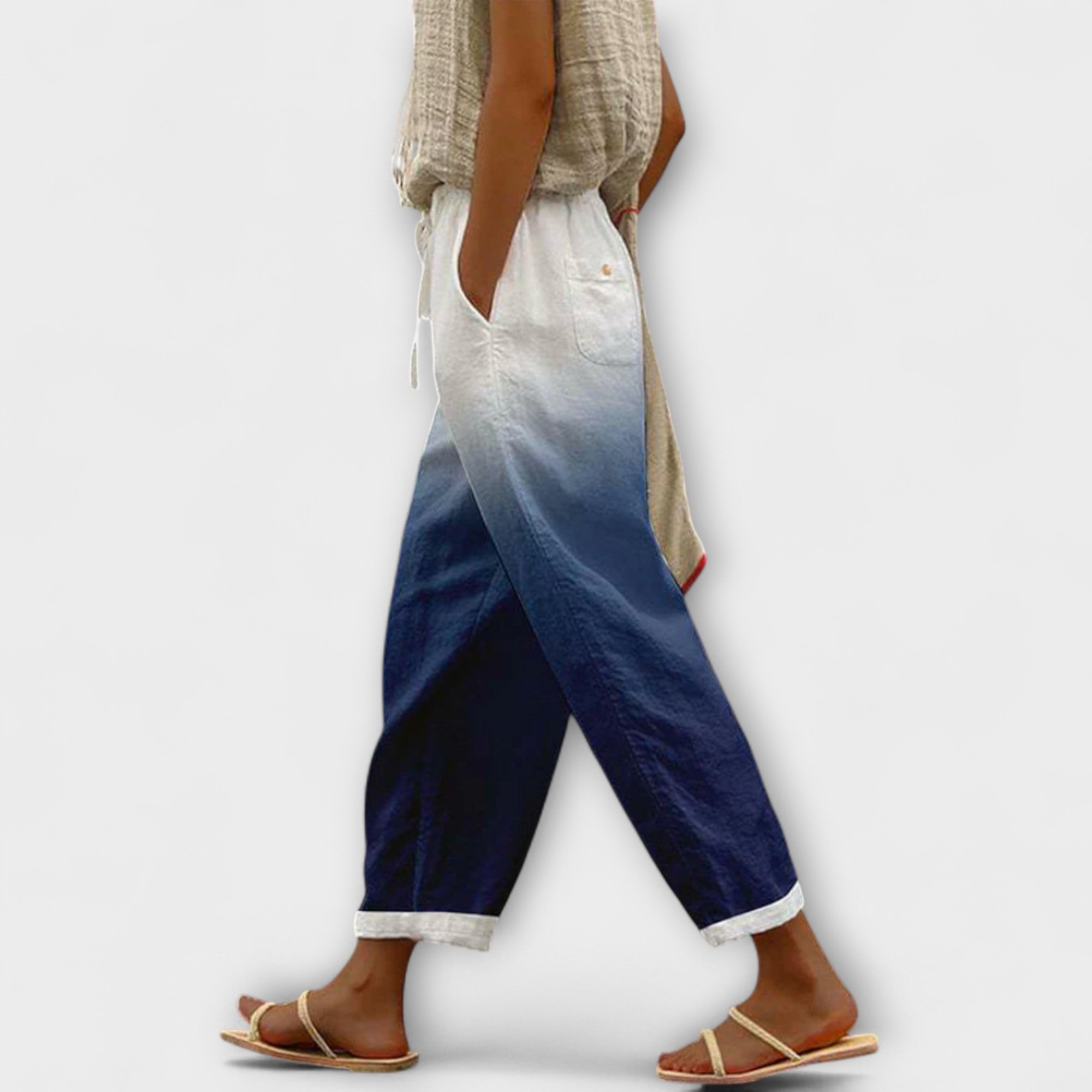 Airish - Pantaloni Largi cu Model