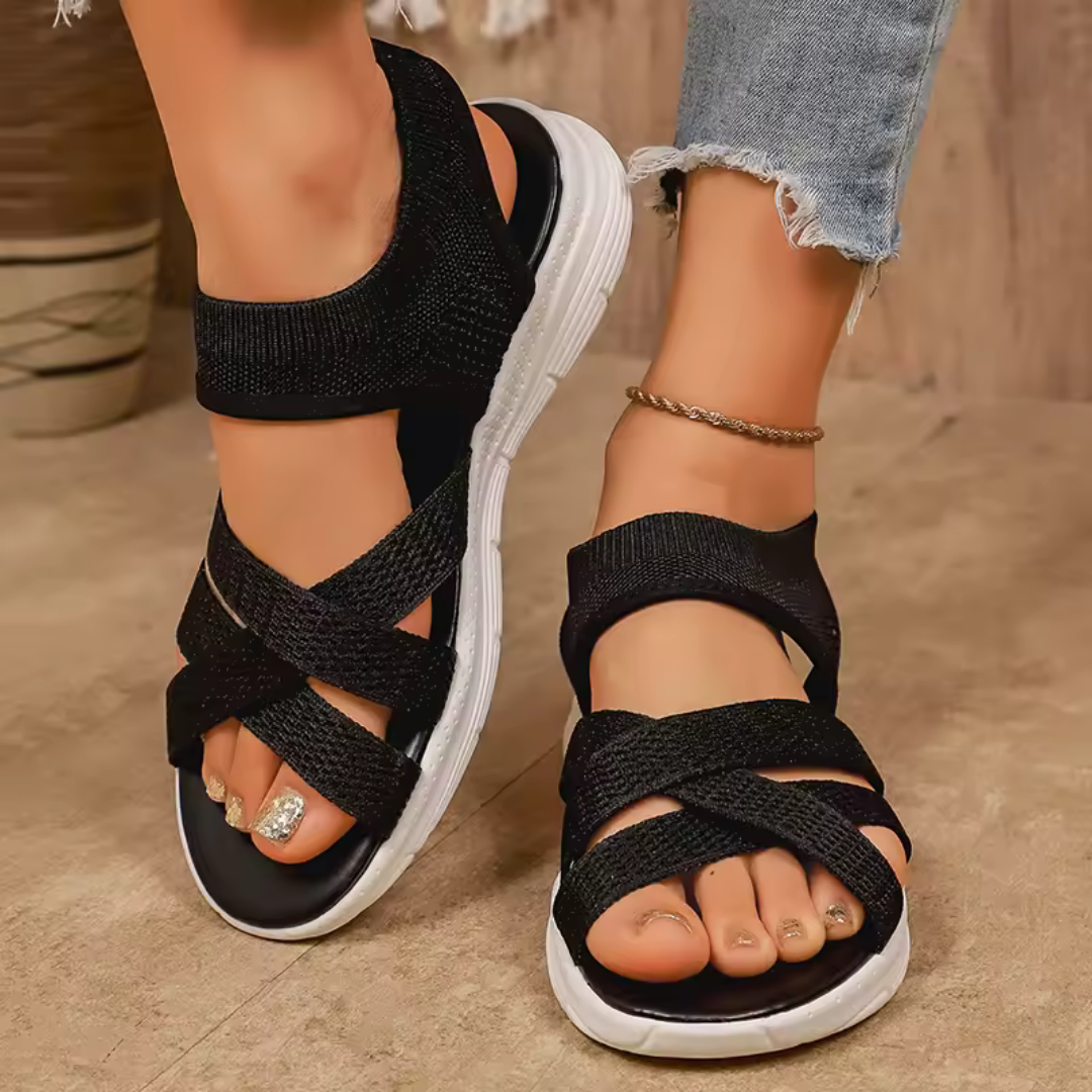 Alina - Sandale Tricot Confortabile