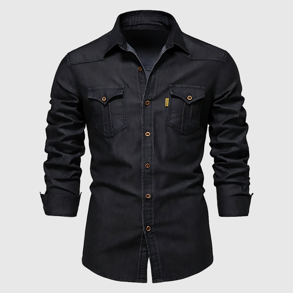 DŽIM – Cămașă din denim de bumbac