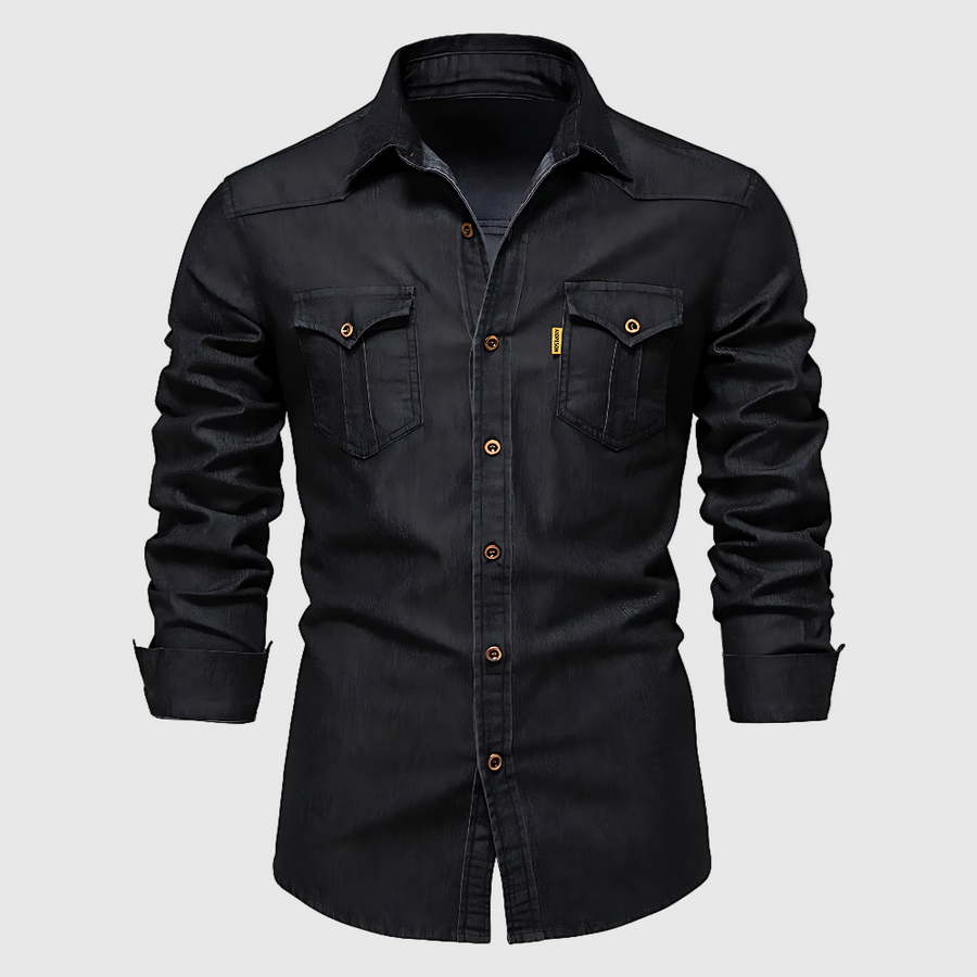 DŽIM – Cămașă din denim de bumbac