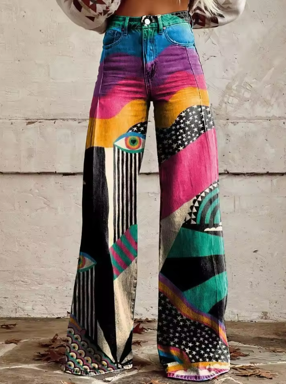 Zoe - Pantaloni Boho Chic