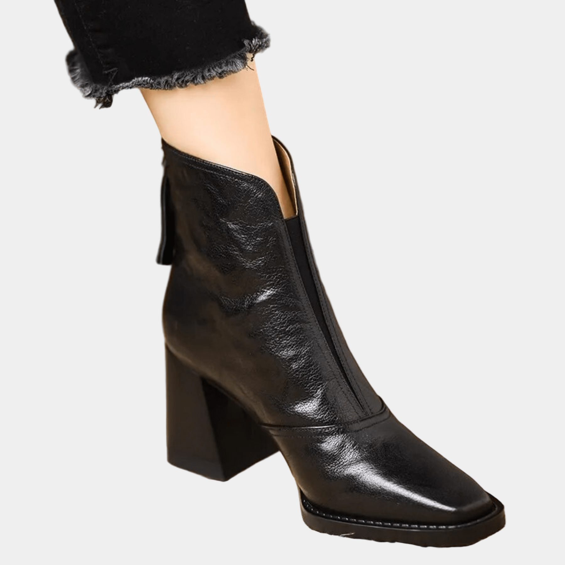 Claudia - Botine elegante cu toc moderat