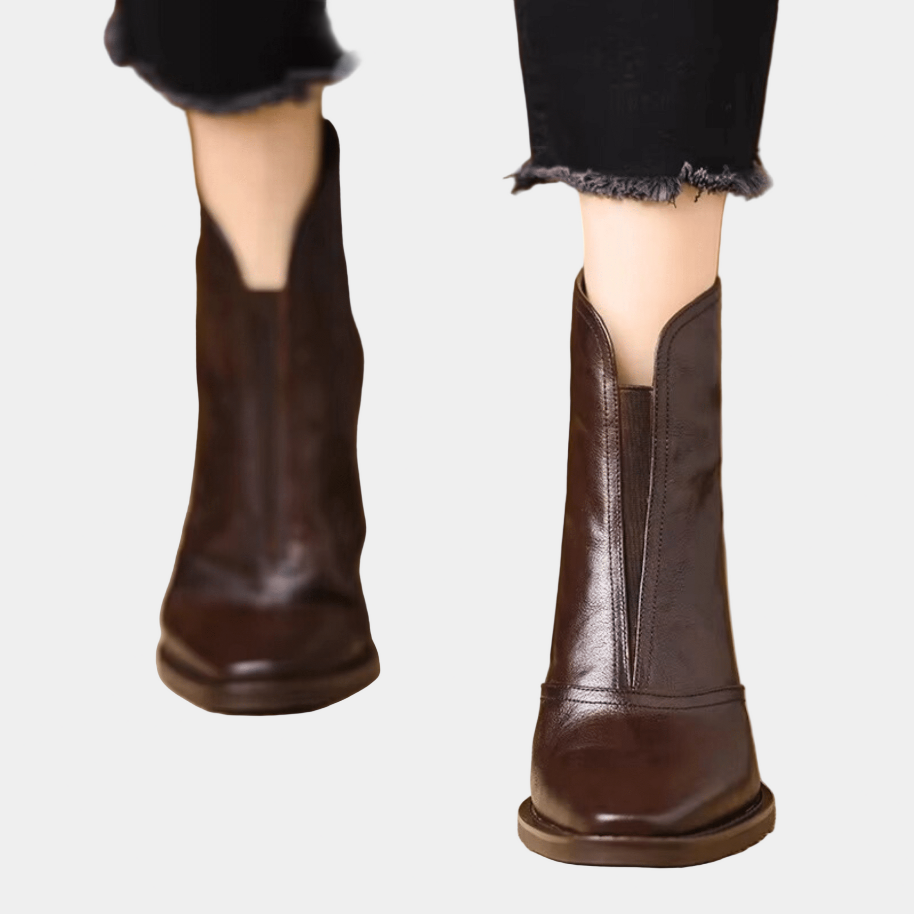 Claudia - Botine elegante cu toc moderat