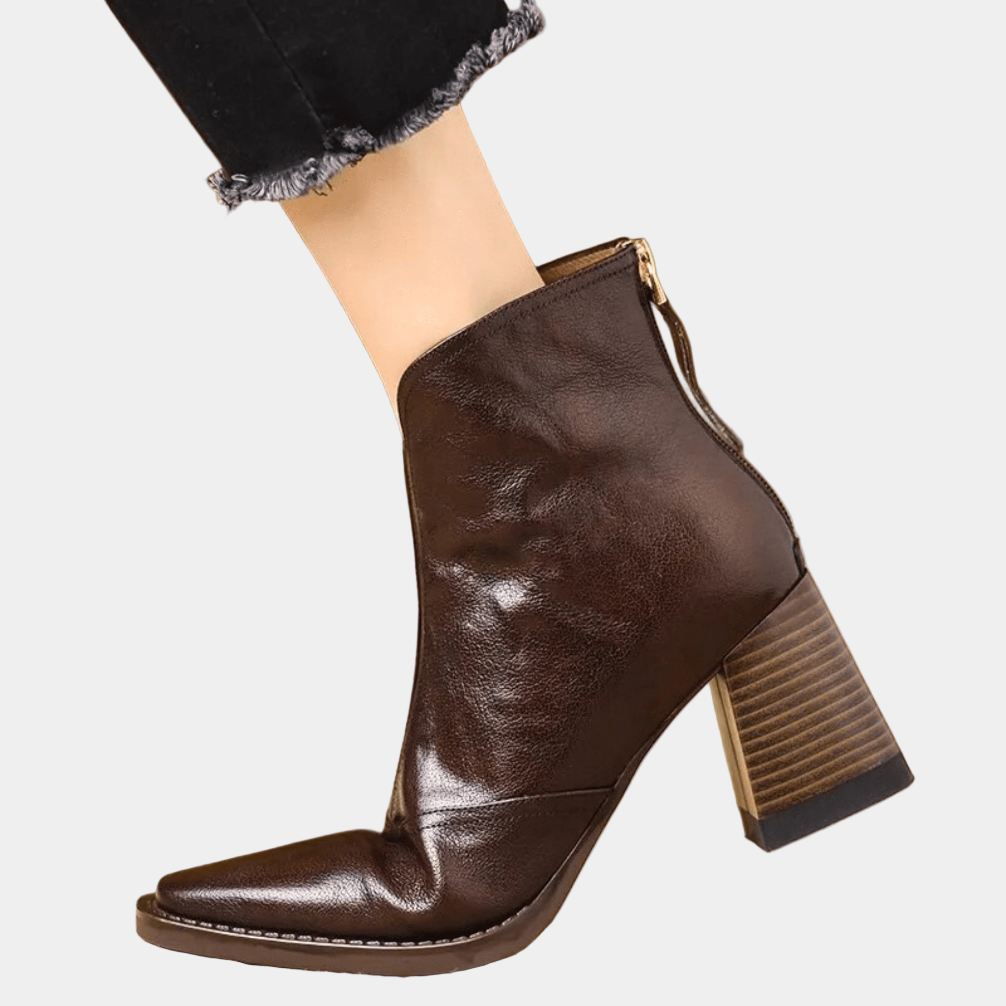 Claudia - Botine elegante cu toc moderat