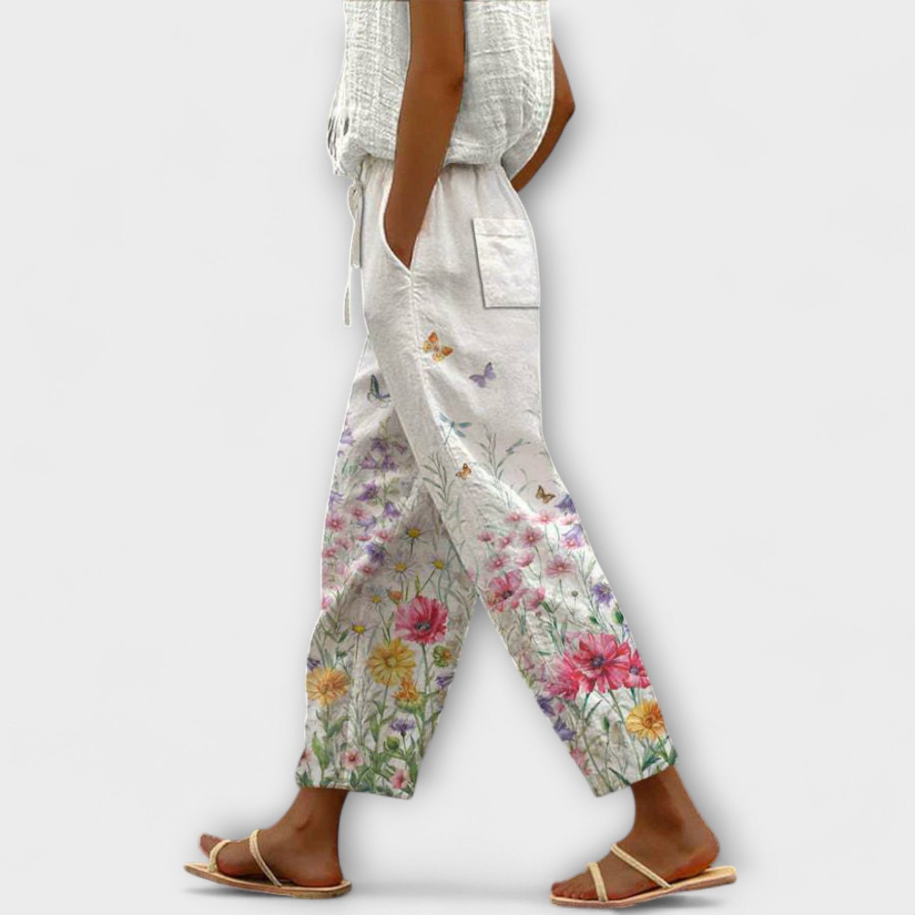 Airish - Pantaloni Largi cu Model