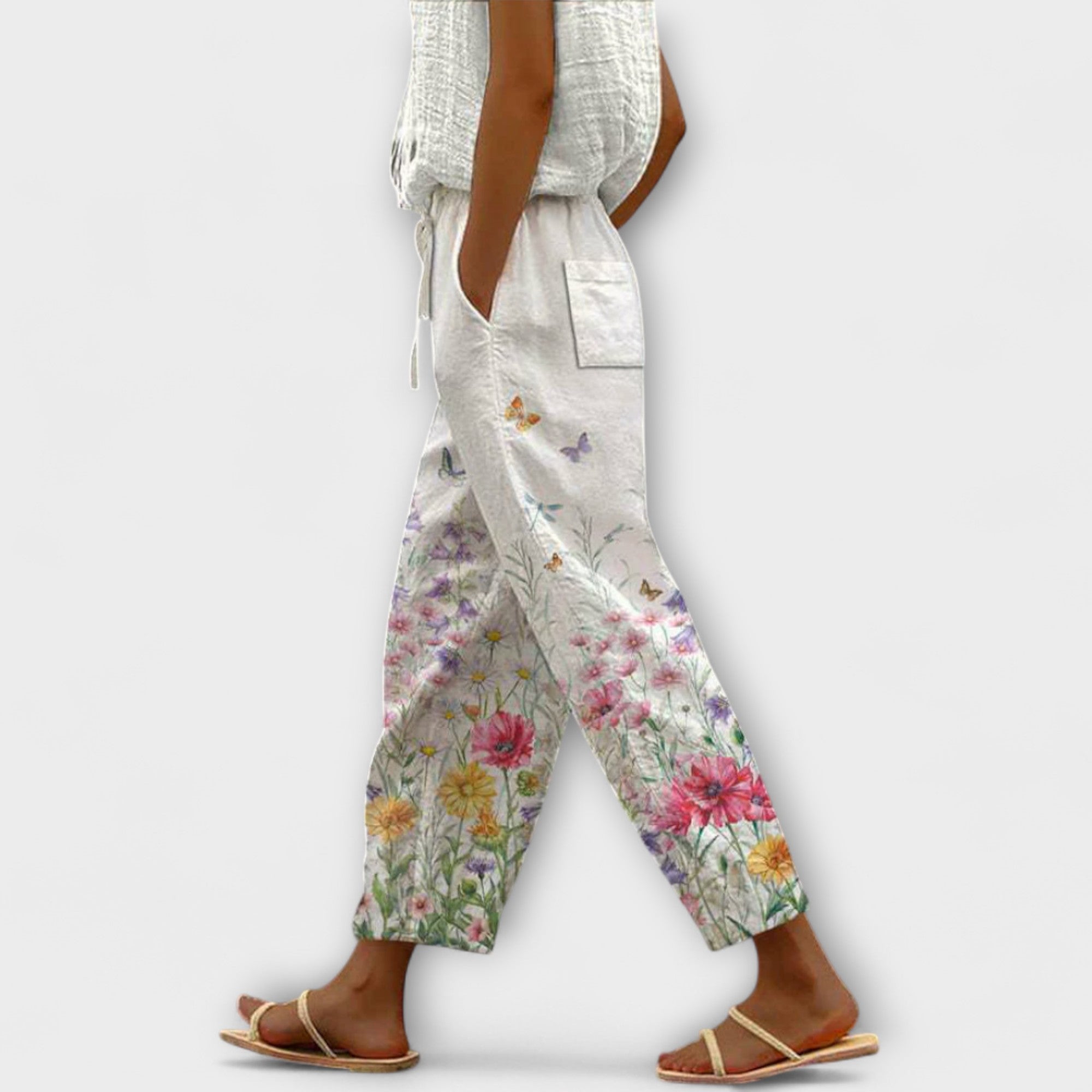 Airish - Pantaloni Largi cu Model